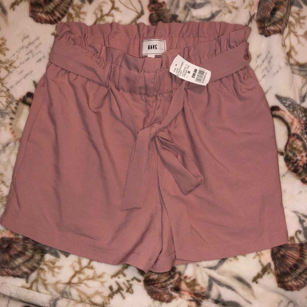Cute Fabric Tie Shorts